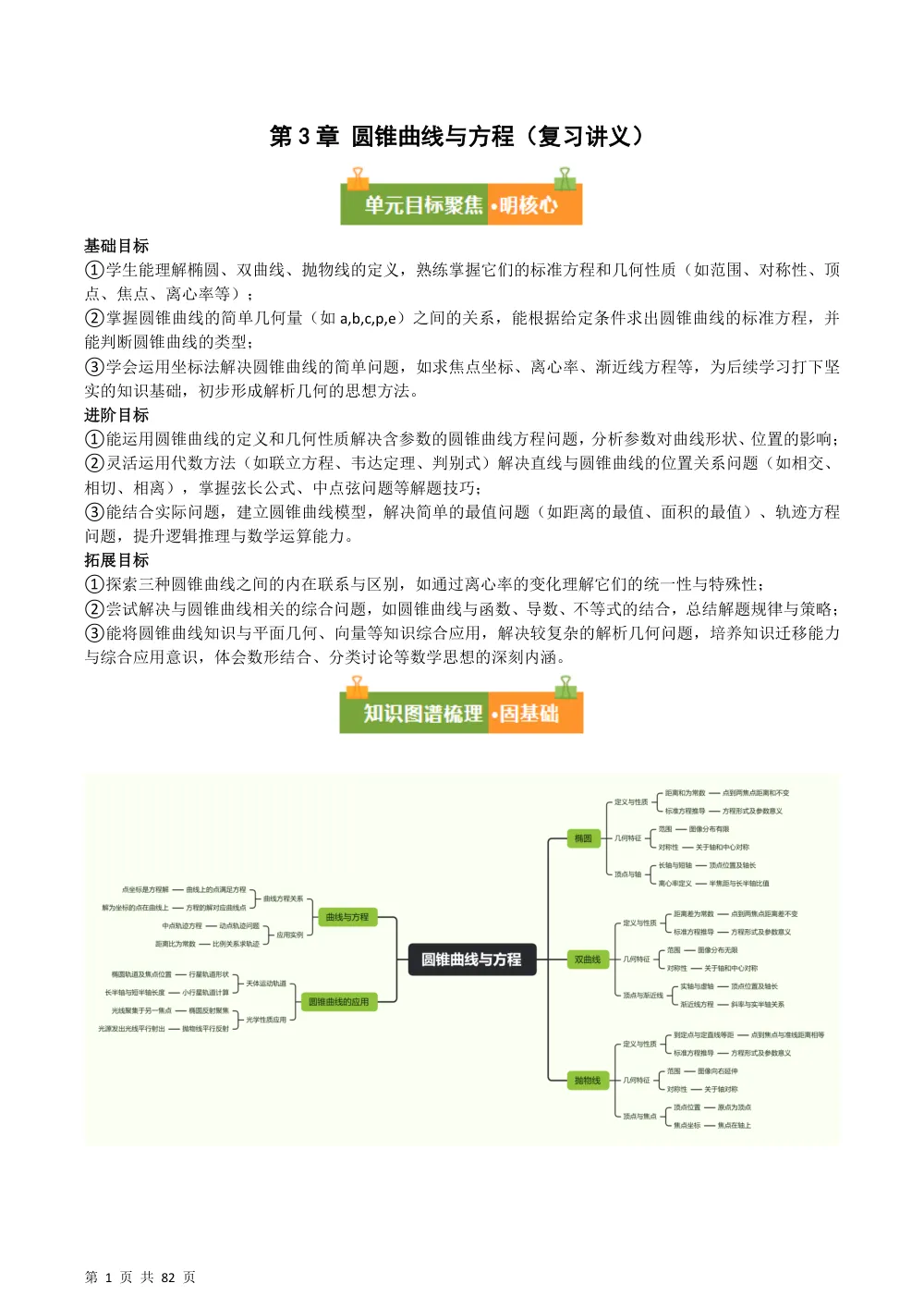 （湘教）第3章 圆锥曲线与方程（解析版） 第1页（理科期中培优突破（步骤详解与评分版））